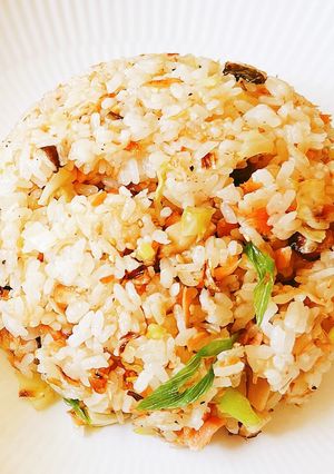 鮭チャーハン-レシピのメイン写真