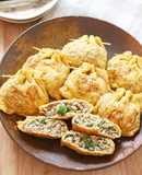 栄養満点◎しゃくし菜の油揚げ餃子
