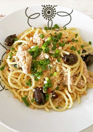 マグロの卵のパスタ-レシピのメイン写真