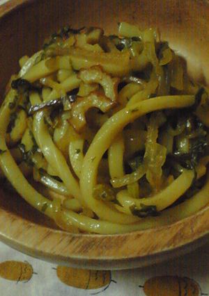 【大根】カレー風味の焼きうどん【ちくわ】-レシピのメイン写真