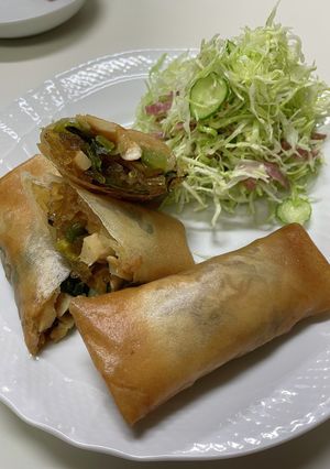 鶏ささみで春巻-レシピのメイン写真