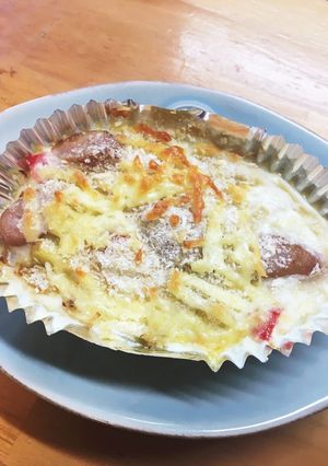 給食の「ポテトグラタン」♡冷凍ポテト使用-レシピのメイン写真