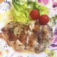 給食の「鶏肉のハーブ焼」♡もも肉使用