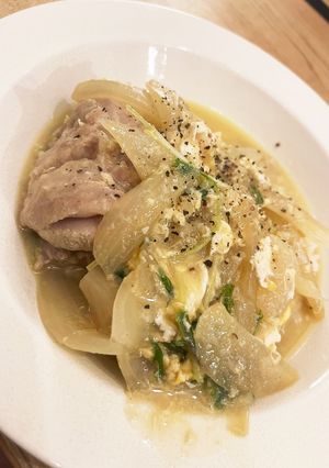 いつもと違う！洋風親子丼！-レシピのメイン写真
