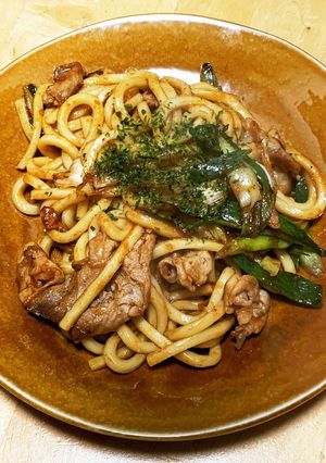 簡単焼肉うどん-レシピのメイン写真