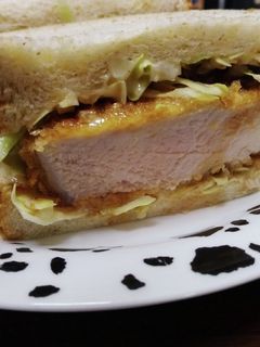厚切りロース豚カツの満点カツサンド-レシピのメイン写真