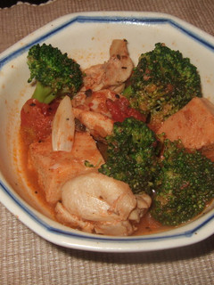 高野豆腐とチキンのトマト煮-レシピのメイン写真