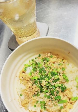 【ワンパン】豆腐鶏そぼろ丼-レシピのメイン写真