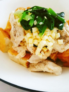 簡単!厚揚げチキンチーズ-レシピのメイン写真