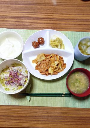 ヨウサマの減塩おやじの新病院朝食4-レシピのメイン写真