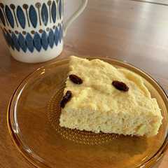 รูปของ 簡単低糖質おからパウダーと卵ケーキ
