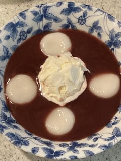 アイス白玉ぜんざい おしるこ-レシピのメイン写真