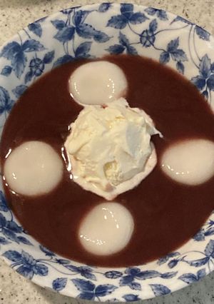 アイス白玉ぜんざい　おしるこ-レシピのメイン写真