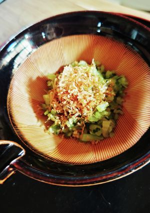 大根の葉を茹でたので作った小鉢-レシピのメイン写真