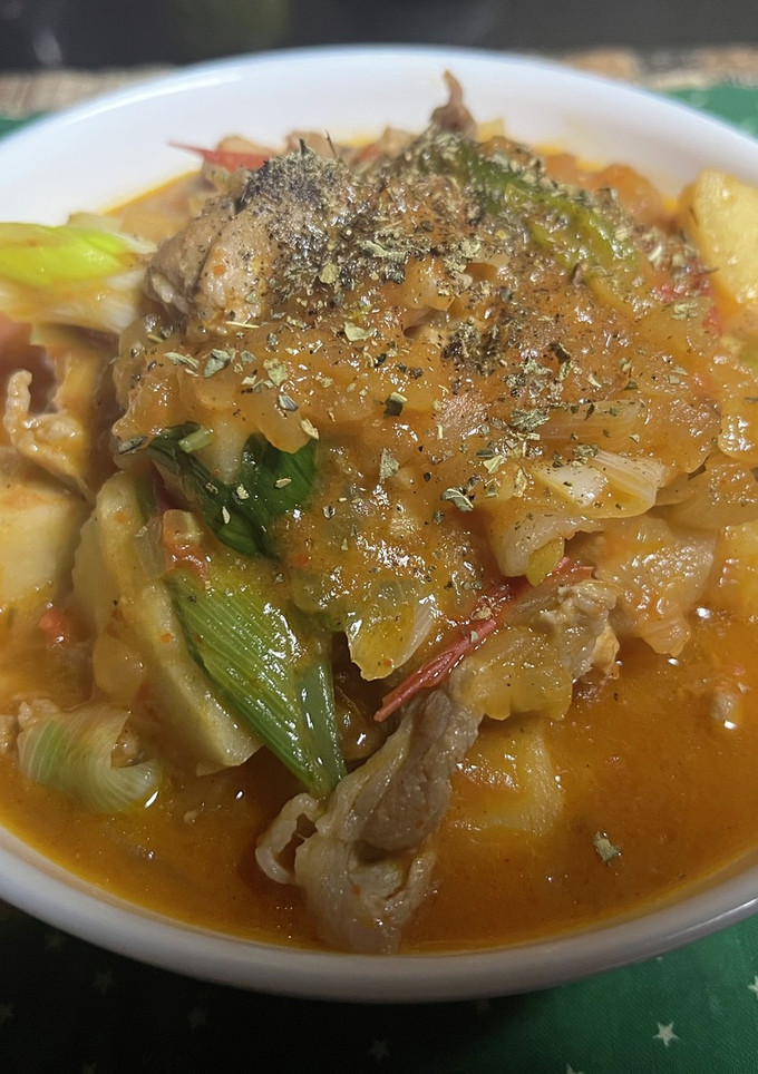 洋風芋煮（トマト仕立て）-レシピのメイン写真