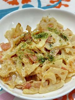 ★簡単★蓮根とベーコンのガリマヨ炒め-レシピのメイン写真