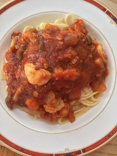 えびのトマトソースパスタ-レシピのメイン写真