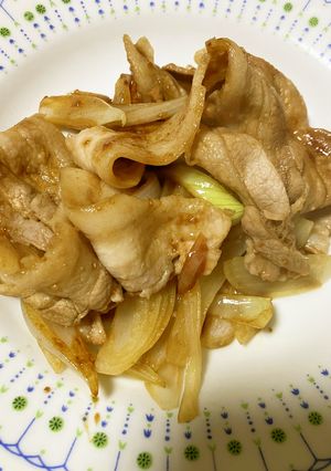 簡単 黒糖で豚の生姜焼き-レシピのメイン写真