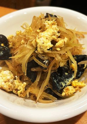 青パパイヤと卵のタイ風炒め物-レシピのメイン写真
