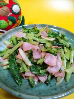 大根菜のガーリック炒め -レシピのメイン写真