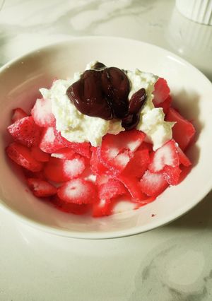 生クリーム消費☆削りいちご-レシピのメイン写真