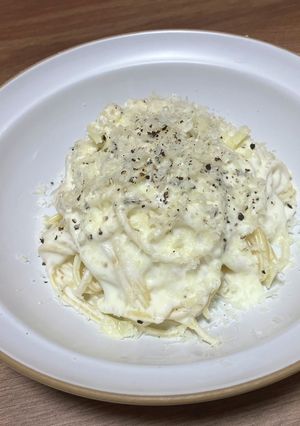 クリームチーズと黒胡椒のパスタ-レシピのメイン写真