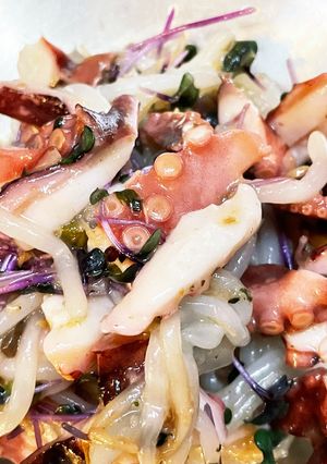 もやし蛸スプラウトの玉葱ドレ和え-レシピのメイン写真