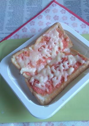 レンチンで食パンのお手軽ラスク風V16-レシピのメイン写真