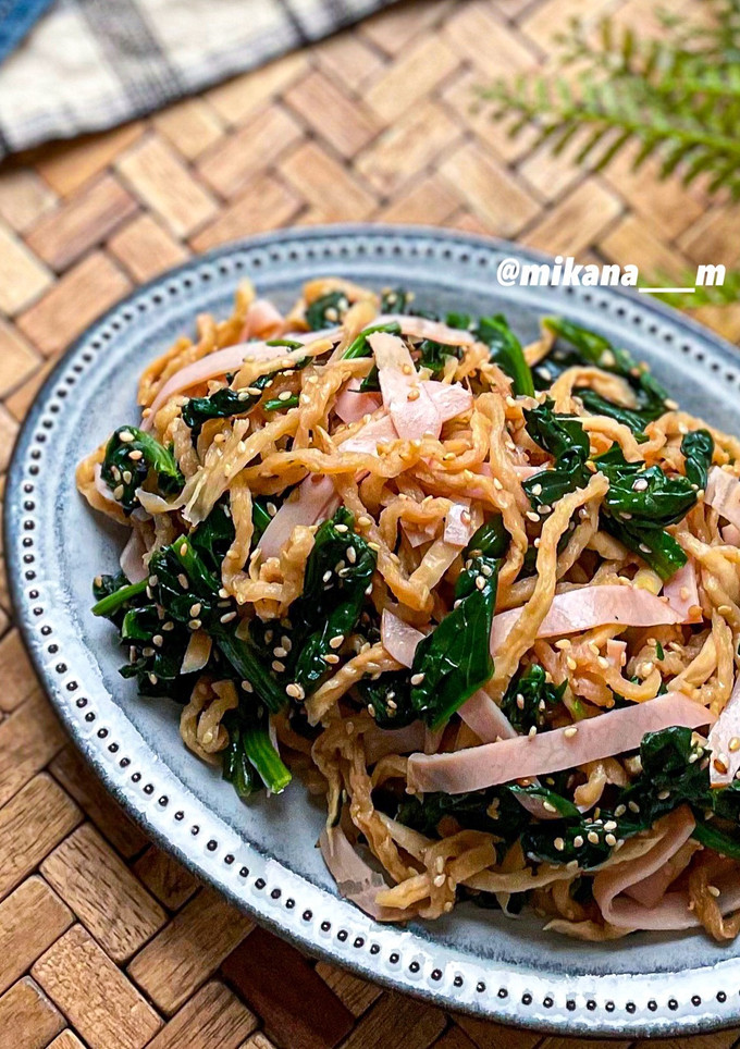 切り干し大根とほうれん草の中華風サラダ-レシピのメイン写真