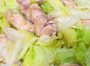 超簡単！春キャベツと鶏の塩だれ炒め-レシピのメイン写真