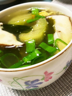 ナスフワ簡単かきたまスープ(*'▽'*)-レシピのメイン写真