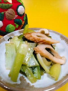 小松菜とちくわの甘辛炒め-レシピのメイン写真