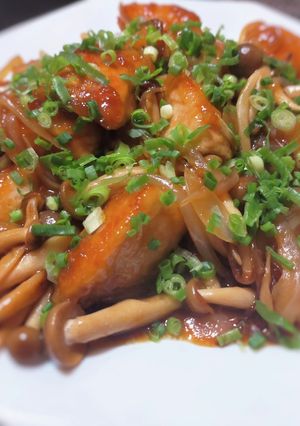 鶏むね肉としめじのオイスター炒め-レシピのメイン写真