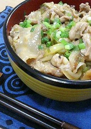 ☆我が家の豚丼☆-レシピのメイン写真