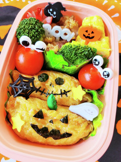 キャラ弁☆簡単楽々!ハロウィン弁当☆-レシピのメイン写真