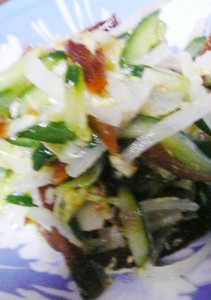 干し柿と野菜のなます-レシピのメイン写真