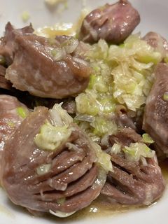 ネギ塩砂肝!-レシピのメイン写真