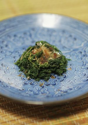 ゴーヤの葉のおひたし-レシピのメイン写真