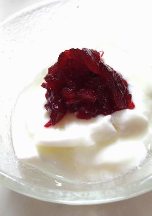 ハイビスカスローゼルとりんごのジャム-レシピのメイン写真