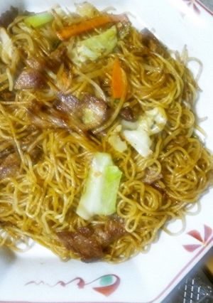 最新の志麻さんの焼きそば、少し我が家流に-レシピのメイン写真