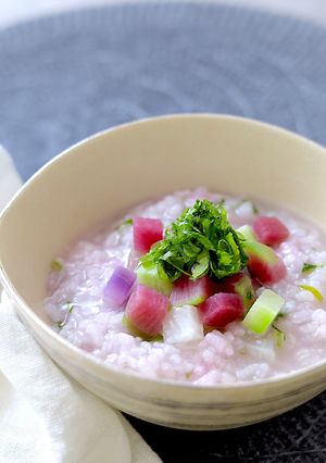 アジアン粥！カラフル大根粥　和風洋風味有-レシピのメイン写真