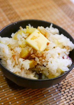 サツマイモでバター醤油ご飯-レシピのメイン写真
