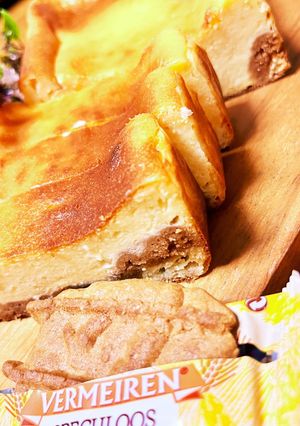 ベイクドチーズwithシナモンクッキー-レシピのメイン写真