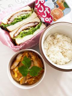 塾弁(昼、夕方軽食)2023.11.05-レシピのメイン写真