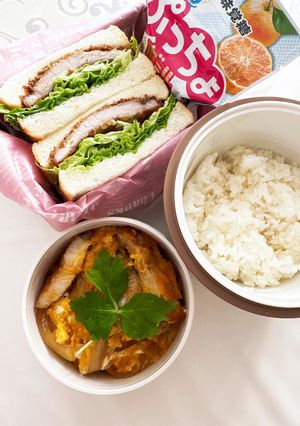 塾弁(昼、夕方軽食)2023.11.05-レシピのメイン写真