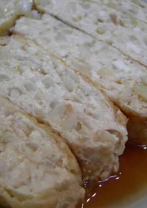 鶏ひき肉と豆腐☆油揚げはさみ煮-レシピのメイン写真