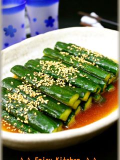 ポリポリ止まらない!きゅうりの中華風漬物-レシピのメイン写真