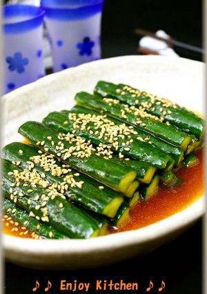 ポリポリ止まらない！きゅうりの中華風漬物-レシピのメイン写真