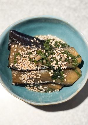 ナスと大葉のニンニク漬け-レシピのメイン写真