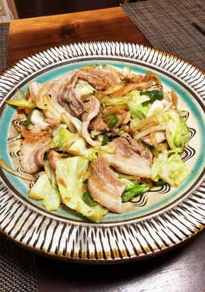 回鍋肉風豚の焼肉-レシピのメイン写真
